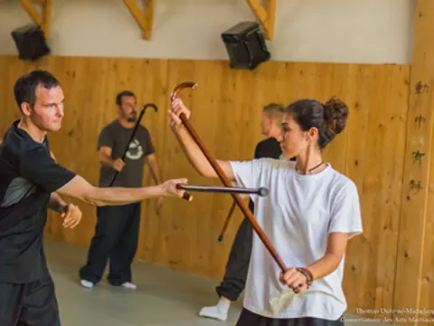 Canne de Shaolin — photo du CAMC
